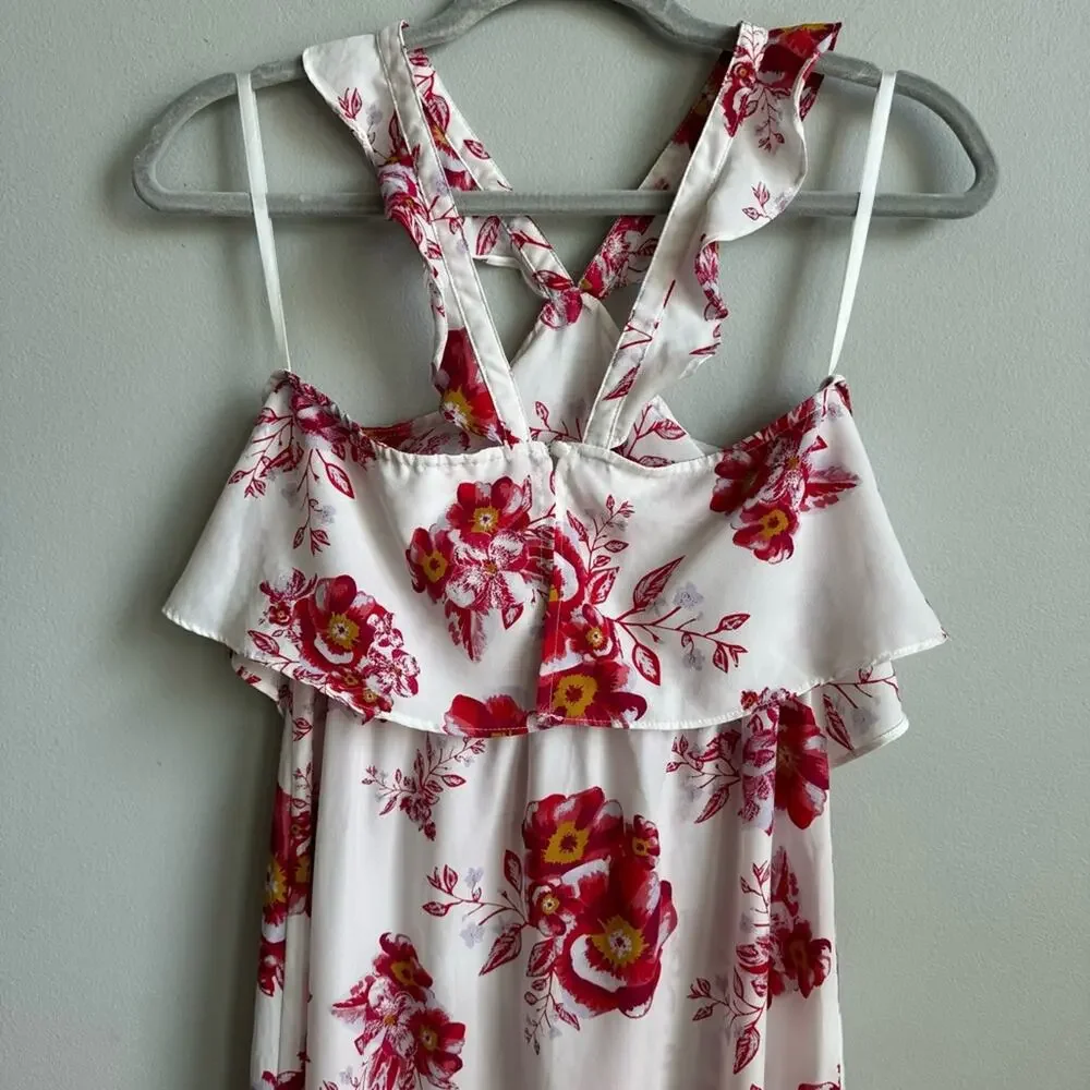 Tularosa Santorini Floral Fuchsia Bloom Maxi Dress - Picture 9 of 13